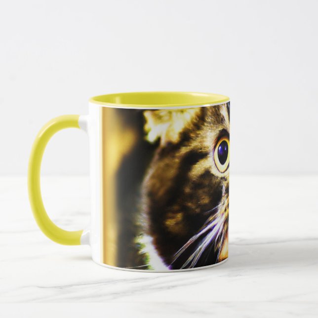 Taza Graciosa foto de un gato gracioso. ¡Hazte con una  (Izquierda)