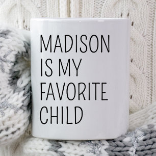 Taza Graciosa hija infantil favorita de mamá personaliz