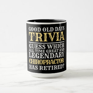 Taza Graciosa jubilación legendaria de quiropráctico