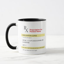 Graciosa receta de café Mug - Enfermeras, farmacéu