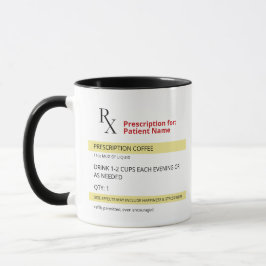 Taza Graciosa receta de café Mug - Enfermeras, farmacéu