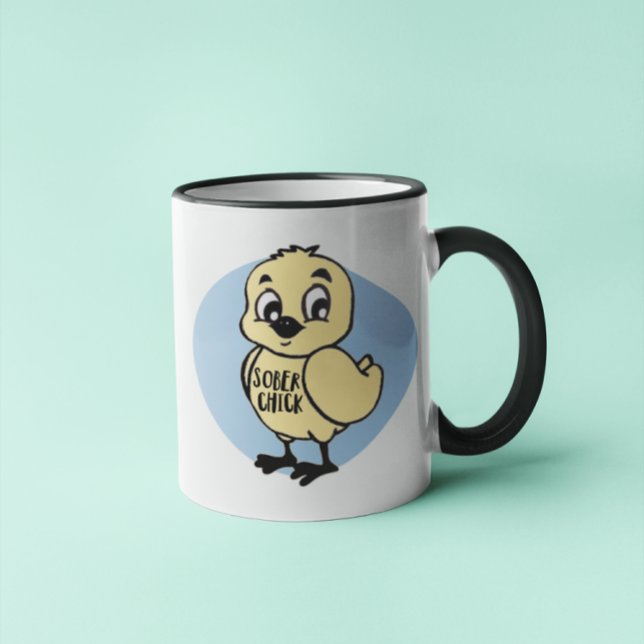 Taza Graciosa recuperación de adicción AA NA Sober Chic (Subido por el creador)