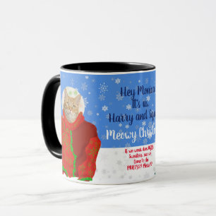 Taza Graciosa tu propio gato Navidades feos sudaderas f