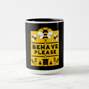 Taza Gracioso agricultor de miel acuaria