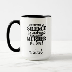 Taza Gracioso asesinato de Silence Mug