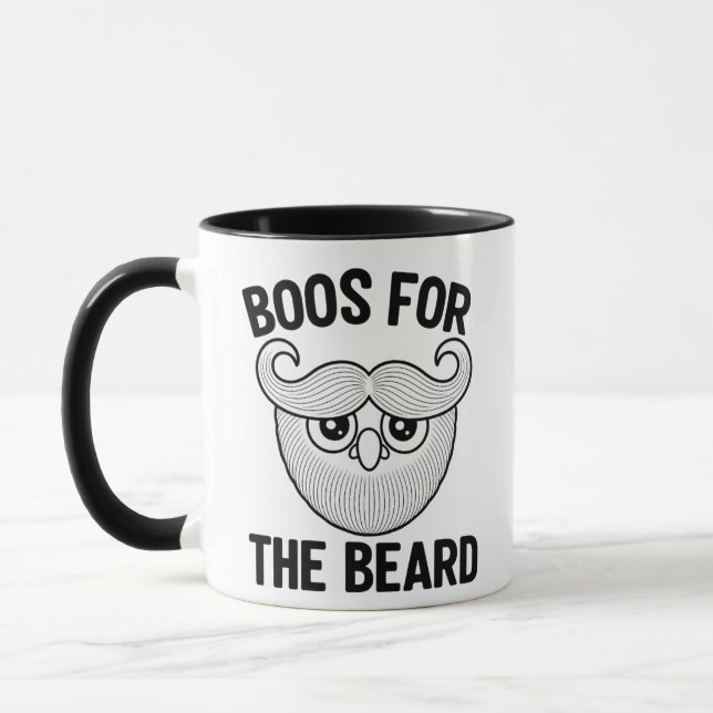 Taza Gracioso barba de Halloween Mug (Izquierda)
