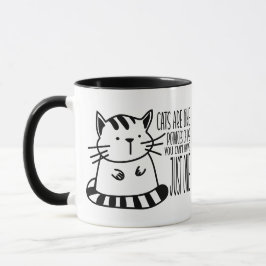 Taza Gracioso café Cat Pun Mug, Gato Lover Magic Mug