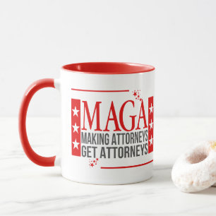 Taza Gracioso café de MAGA citación política sarcás