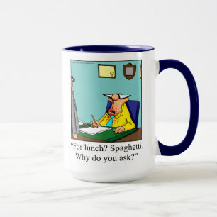 Taza Gracioso café en el lugar de trabajo