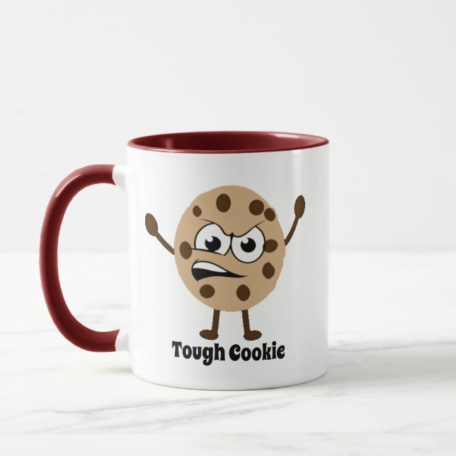Taza Gracioso café Humor para galletas de chocolate (Izquierda)
