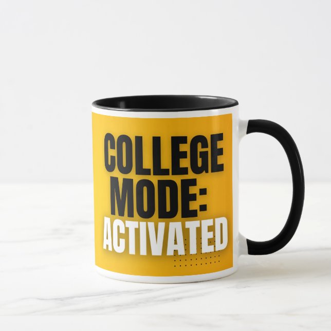 Taza Gracioso café Mug - Regalo escolar para estudiante (Derecha)