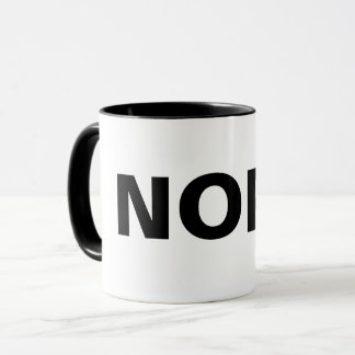 Taza Gracioso café NOPE Tea Mug