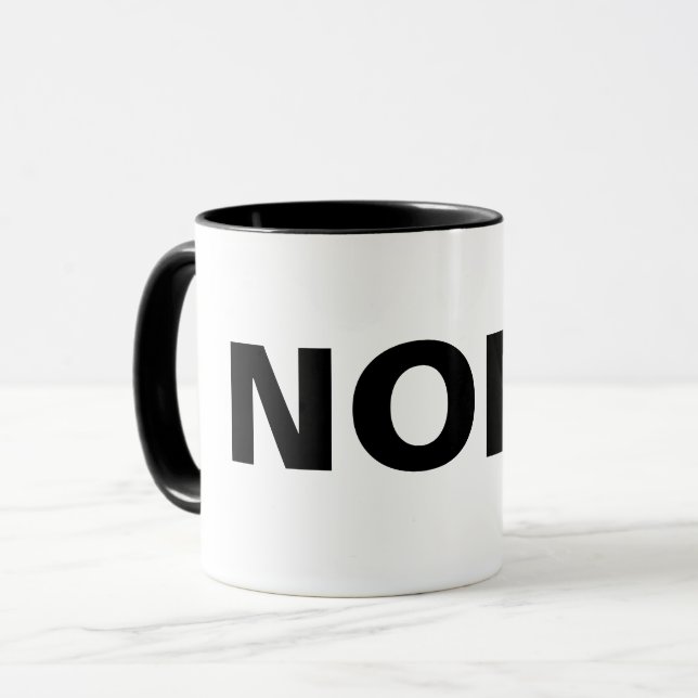 Taza Gracioso café NOPE Tea Mug (Anverso izquierdo)