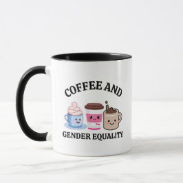 Taza Gracioso café político LGBTQ Orgullo Gay Feminista