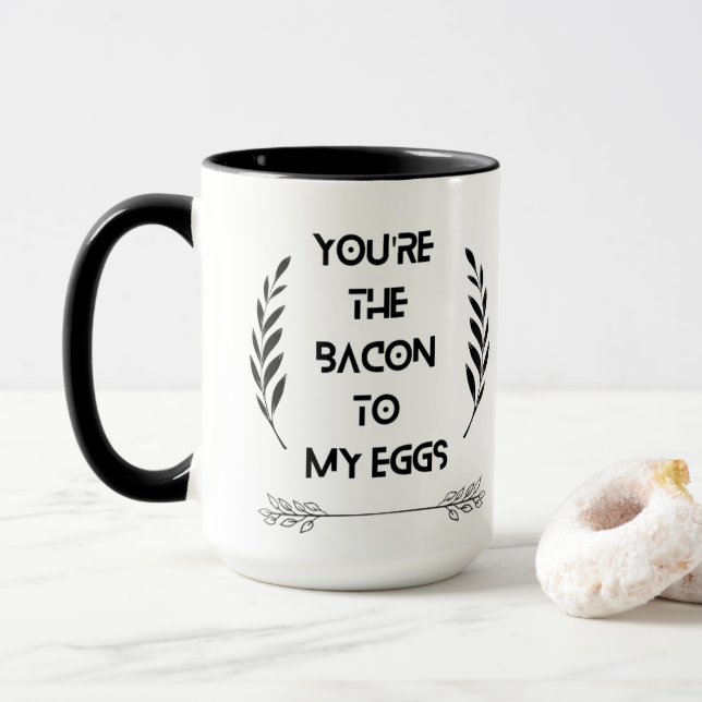 Taza Gracioso café romántico (Con donut)