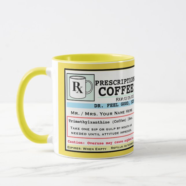 Taza Gracioso café RX Mug (Izquierda)
