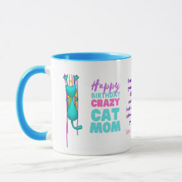 Taza Gracioso CAT MOM Cumpleaños De MARIDO A ESPOSA