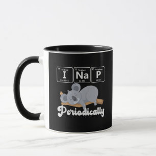 Taza Gracioso científico koala I Nap Periódicamente Koa