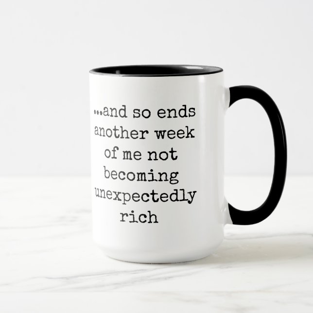 Taza Gracioso, Cita, Texto, Café Mug (Derecha)