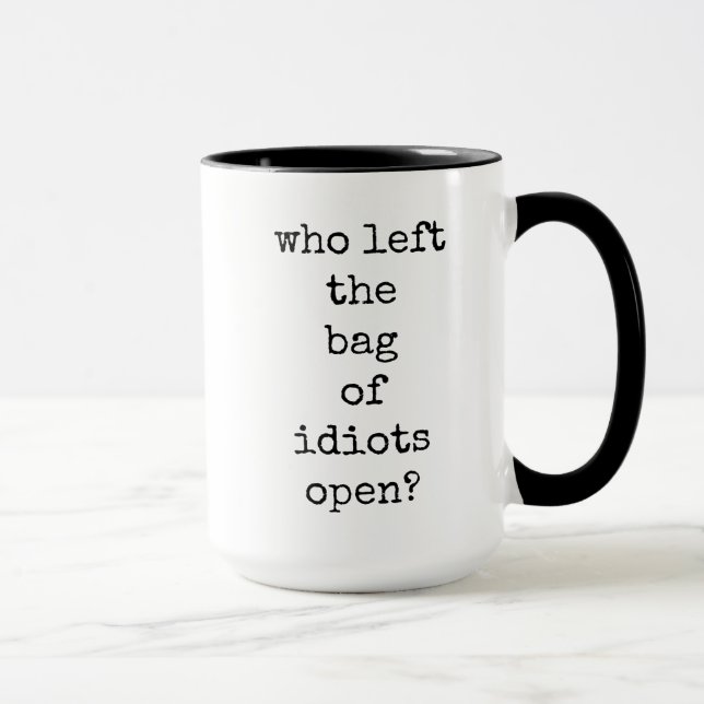 Taza Gracioso, Cita, Texto, Café Mug (Derecha)