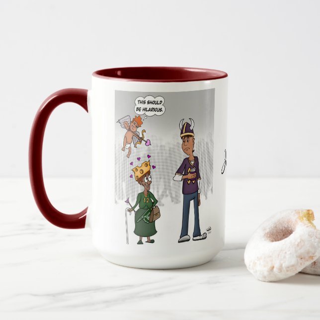 Taza Gracioso Cupido Gran Mezcla Combo (Con donut)