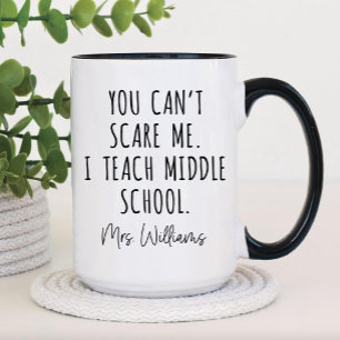 Taza Gracioso de vuelta al regalo escolar, profesor de