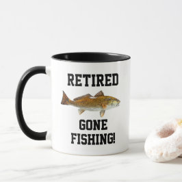 Taza Gracioso deporte de peces rojos retirado