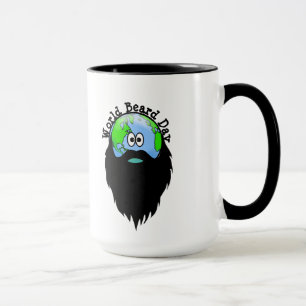 Taza Gracioso Día Mundial de la Barba Mug