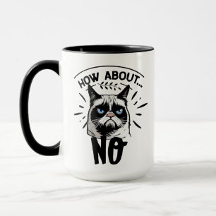 Taza Gracioso Gato Mug, Gracioso Regalo de Gato "No Sig