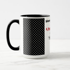 Taza Gracioso gato negro