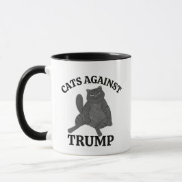 Taza Gracioso gato político anti Trump regalo de café a