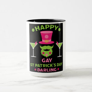 Taza Gracioso Gay Happy St Patrick's