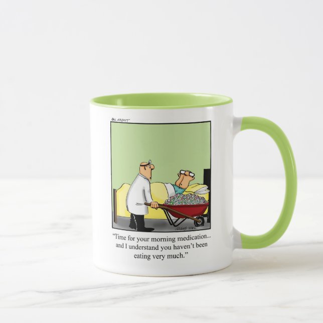 Taza Gracioso Get Wel Humor Mug (Derecha)