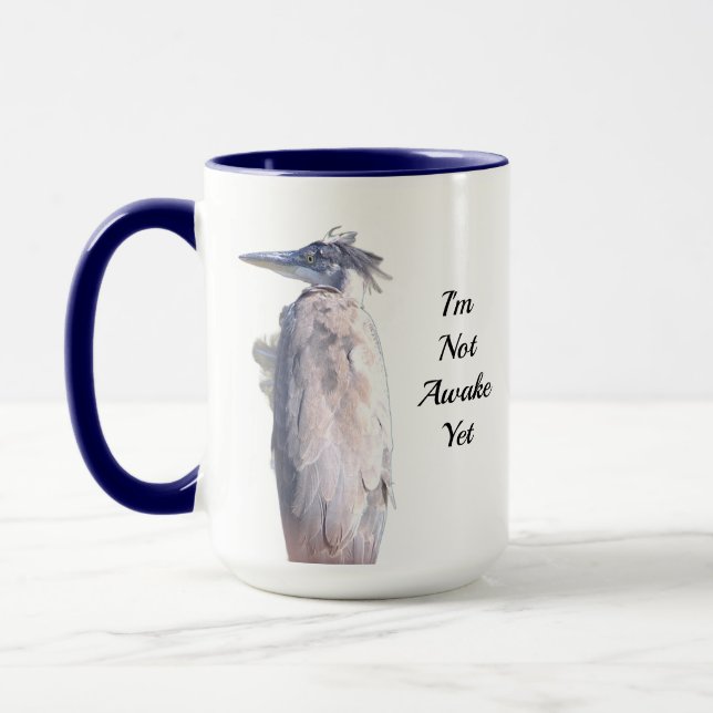 Taza Gracioso Gran Heron Azul Mug (Izquierda)