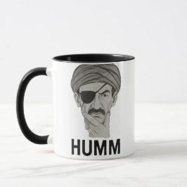 Taza Gracioso "HUMM" Mug - Sarcástico Carácter árabe de