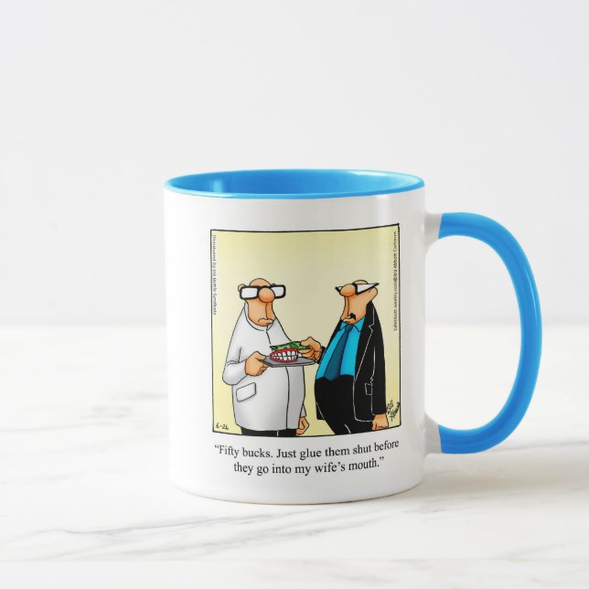 Taza Gracioso Humor Dental Mug Gift (Derecha)