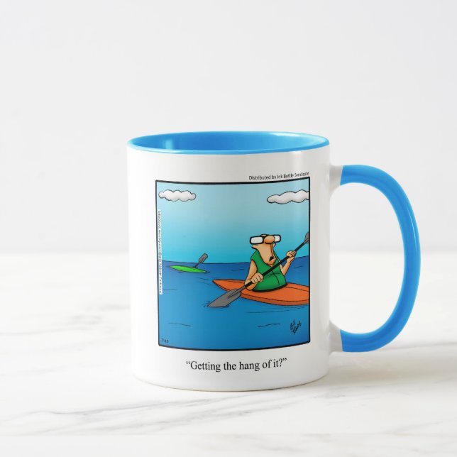 Taza Gracioso Humor Kayak Mug Gift (Derecha)
