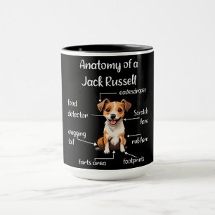 Taza Gracioso Jack Russell Terrier Dog