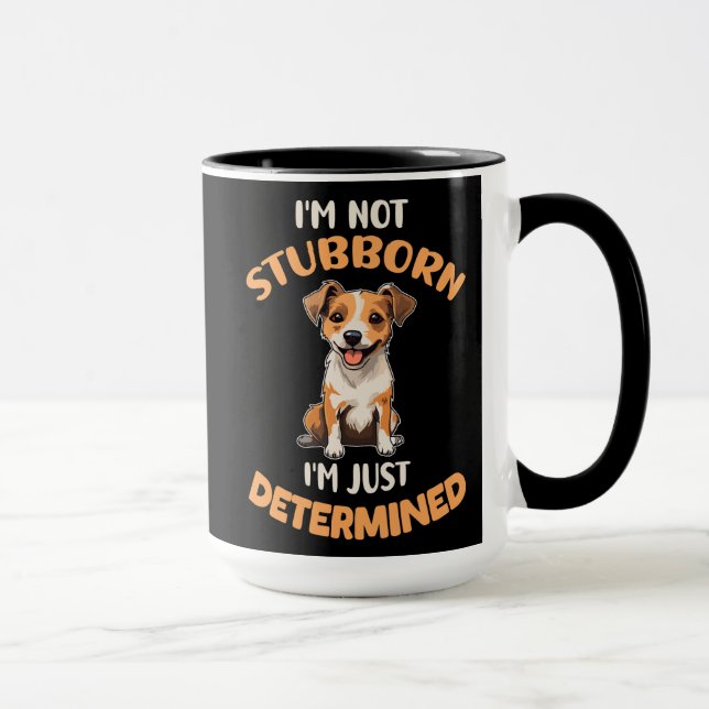Taza Gracioso Jack Russell Terrier Dog (Derecha)