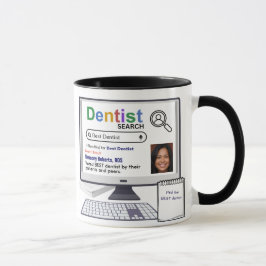 Taza Gracioso Mejor Resultado De Búsqueda De Dentistas 