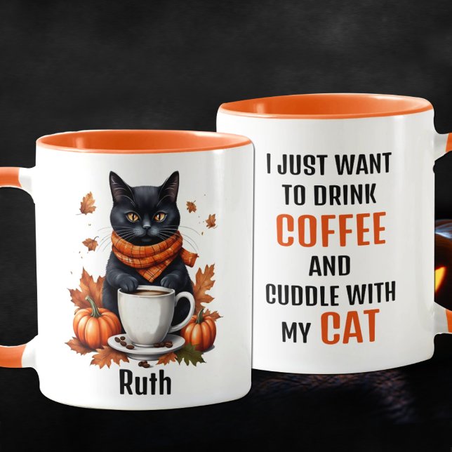Taza Gracioso Naranja de nombres personalizados café y  (Subido por el creador)