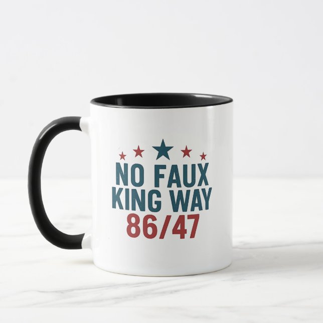 Taza Gracioso No Faux King Way 86 47 4 De Julio (Izquierda)