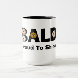 Taza Gracioso orgullo calvo para hombres