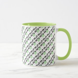 Taza Gracioso panda de puntas cruzadas