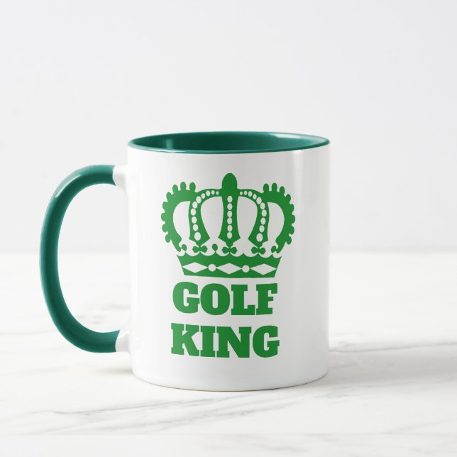 Taza Gracioso papá de golf, gracioso café de golf King (Izquierda)