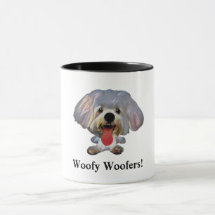 Taza Gracioso perro maltés