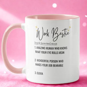 Taza Gracioso Personalizado de texto Trabajo Apreciació