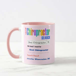 Taza Gracioso Personalizado Mejor Chiropractor Gift Mug