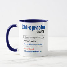 Gracioso Personalizado Mejor Chiropractor Gift Mug