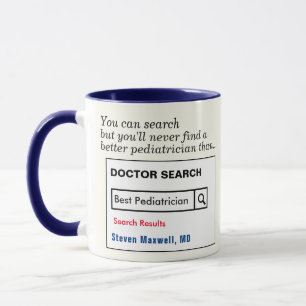 Taza Gracioso Personalizado Mejor Pediatra Mug